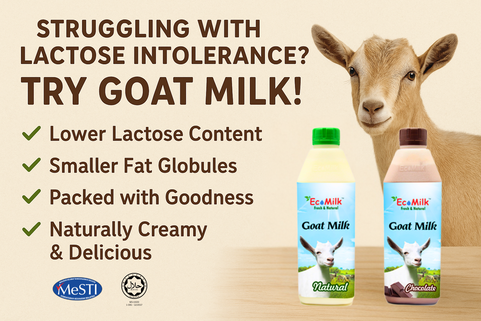 Discover the Pure Goodness of Fresh Goat Milk in Malaysia