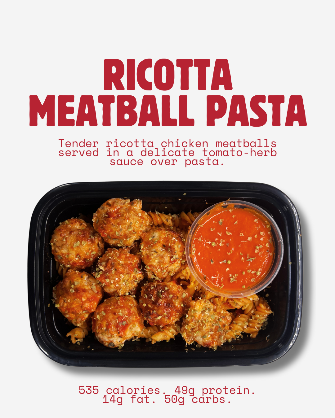 Ricotta Meatball Pasta