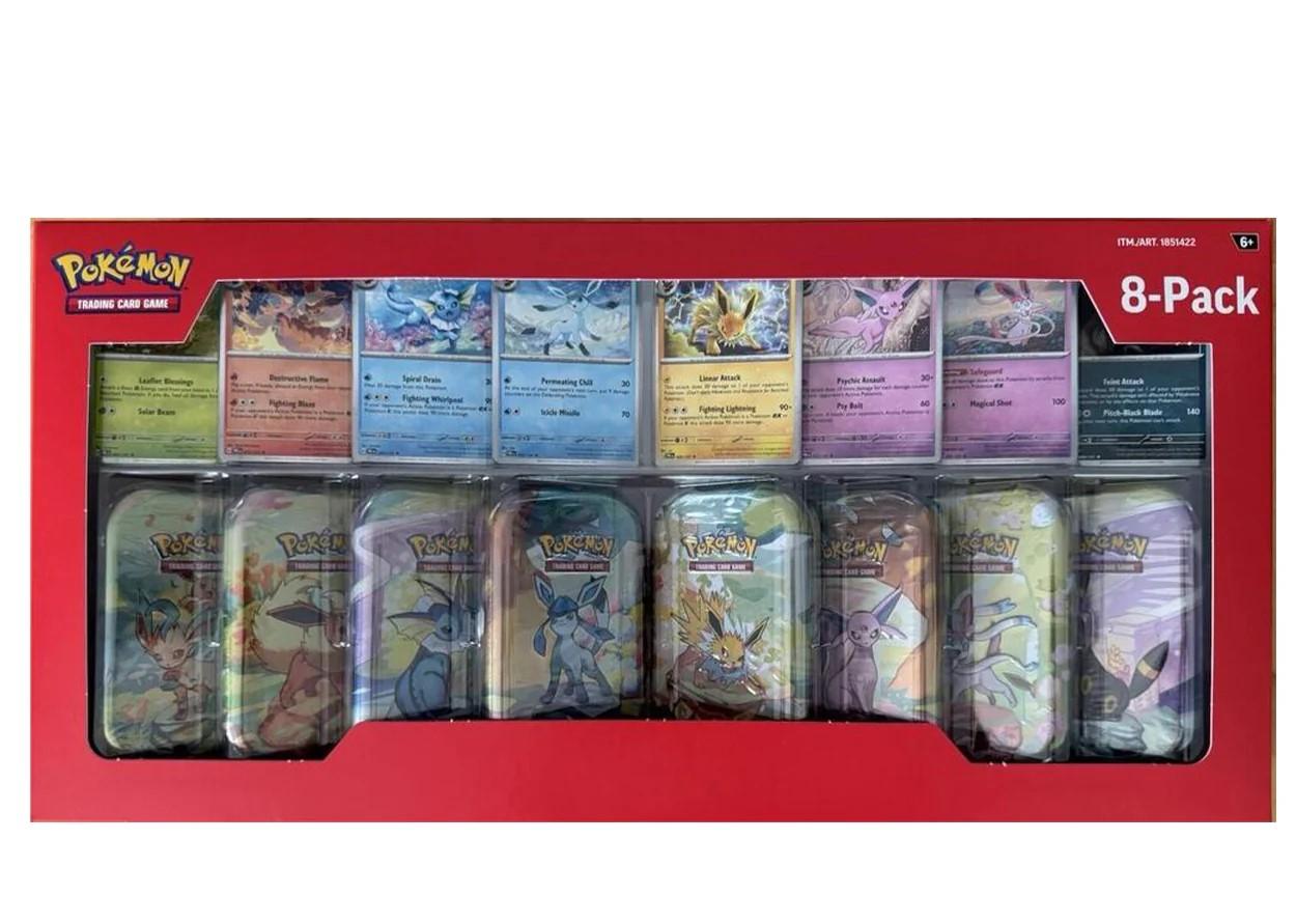 Prismatic Evolutions 8-Pack Mini Tins (Costco Exclusive)