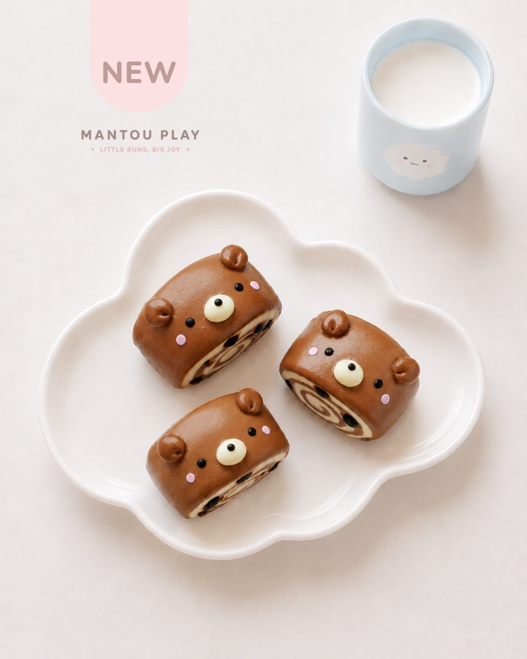 Beary Valrhona Cocoa Swirl (4pcs)