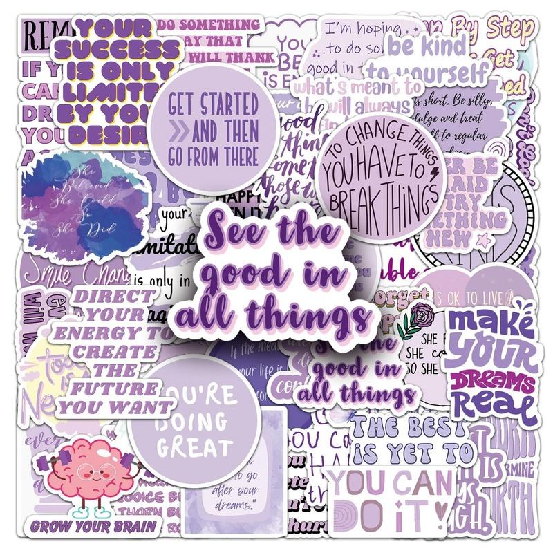 50 pcs Encouragement Self Love Affirmation Stickers for Positive Inspirations And Thinking