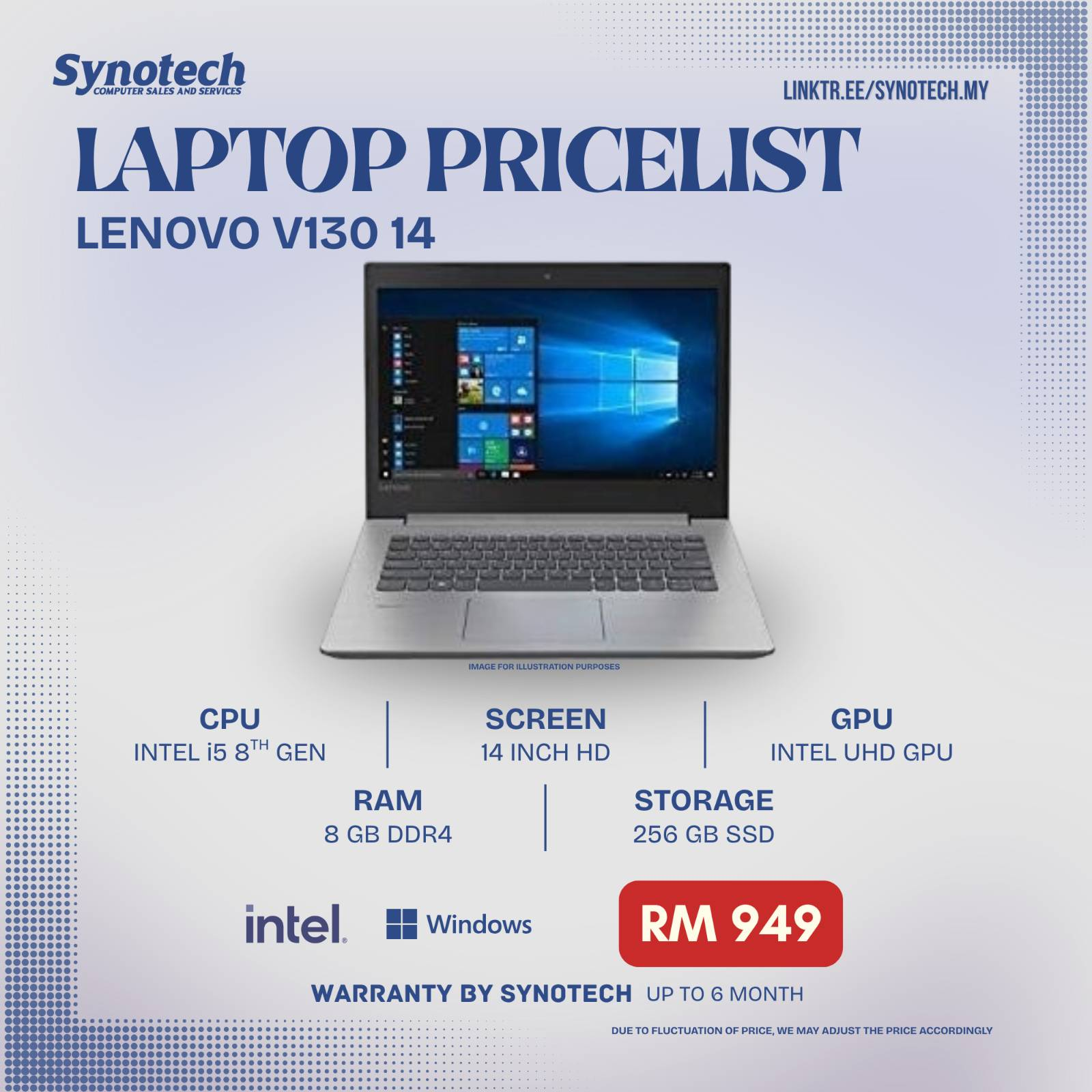 LENOVO V130 14 (USED)
