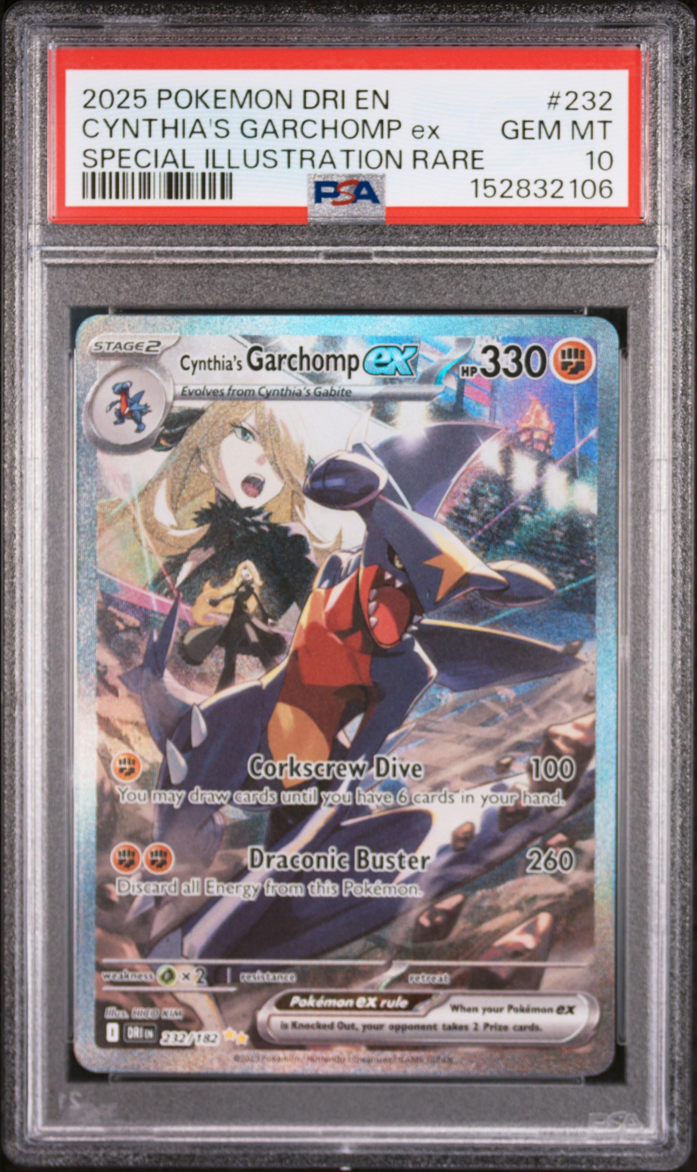 Cynthia's Garchomp ex #232 SIR - PSA 10