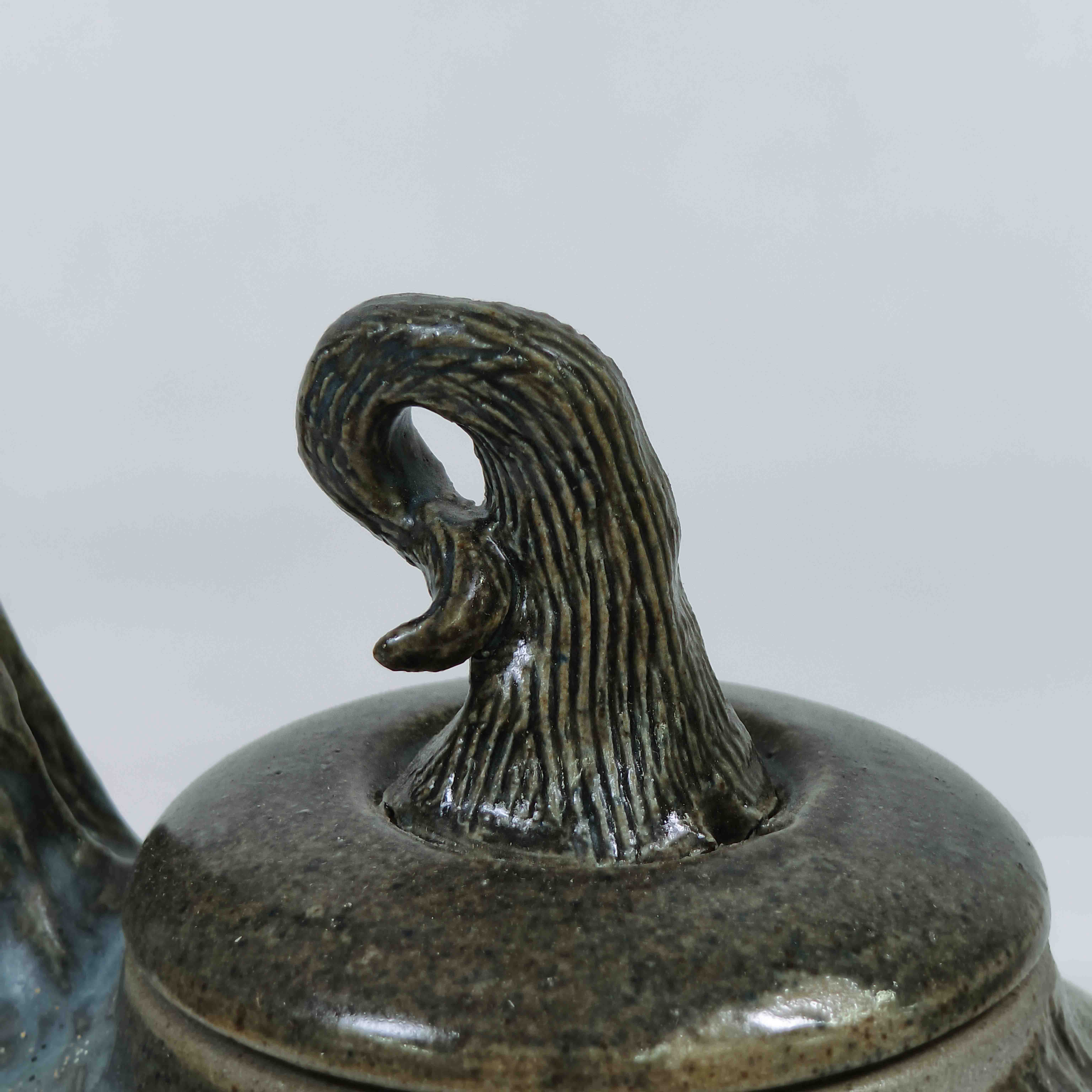 Dusky blue teapot - image 3