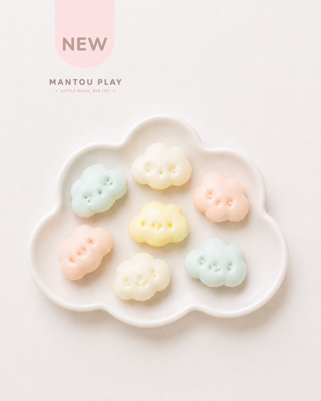 Playful Clouds Mini Bun (18pcs)