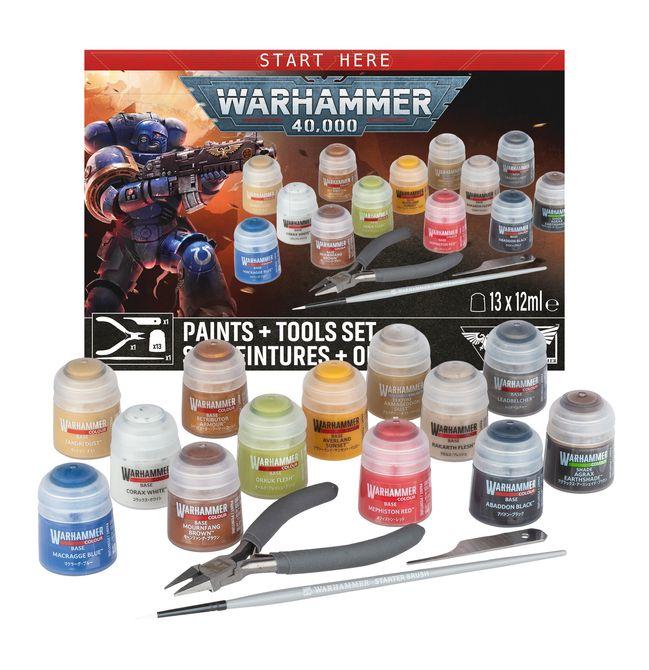 40K PAINTS + TOOLS SIM+TRA CHN POL/SCAND