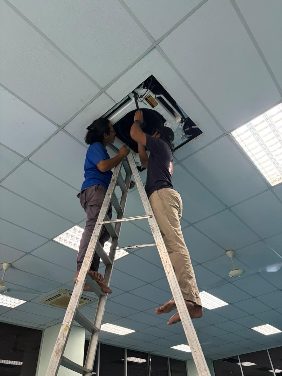 Aircond Servicing for 27 units - Masjid Usamah Bin Zaid, Wangsa Maju