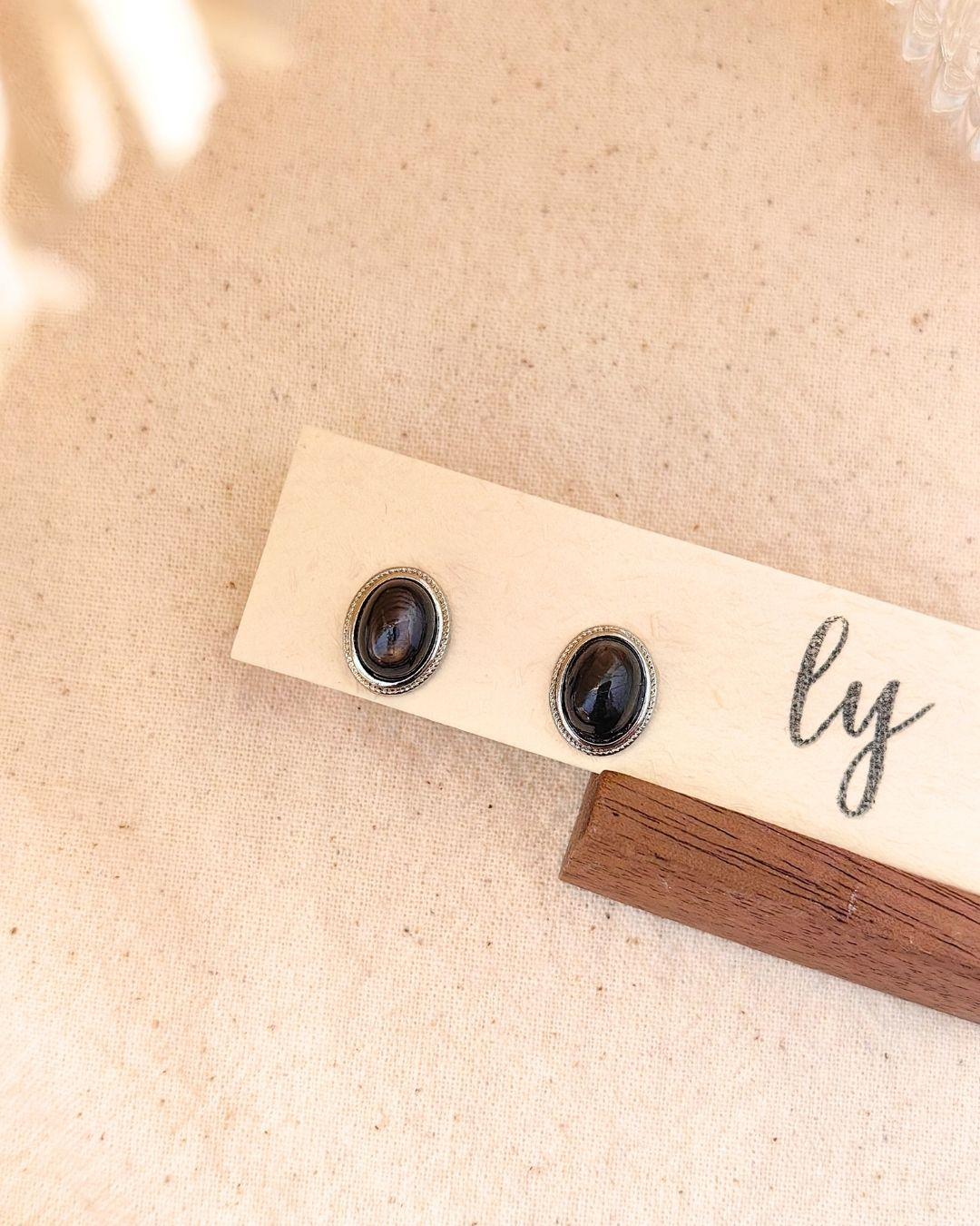 Hypersthene Earrings Collection · 金运石耳饰系列
