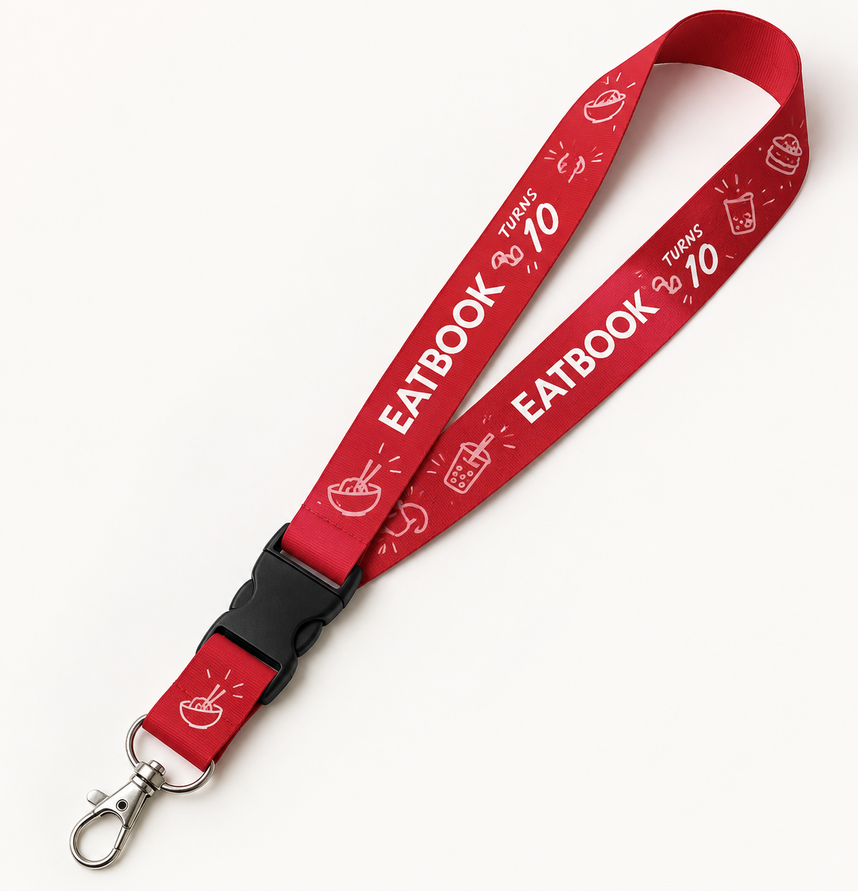Eatbook 10th Anniversary Lanyard