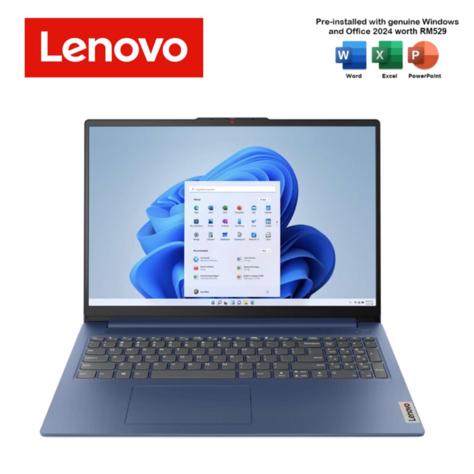 (PREORDER) Lenovo IdeaPad Slim 3 15IAN8 82XB00J2MJ 15.6'' FHD Laptop Abyss Blue ( N100, 8GB, 512GB SSD, Intel, W11, HS+M365 )