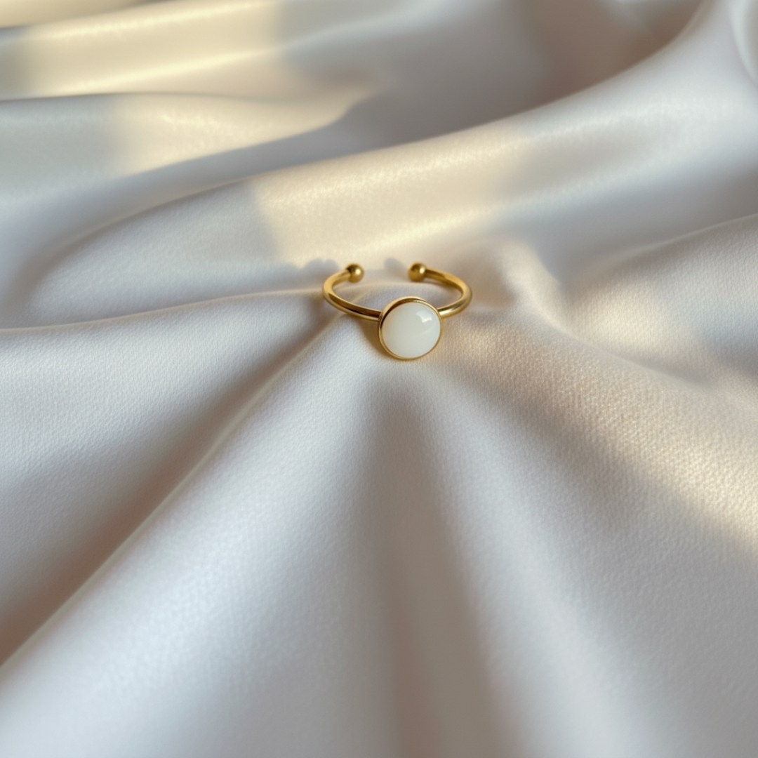 Melody Petite Round Stainless Steel Ring