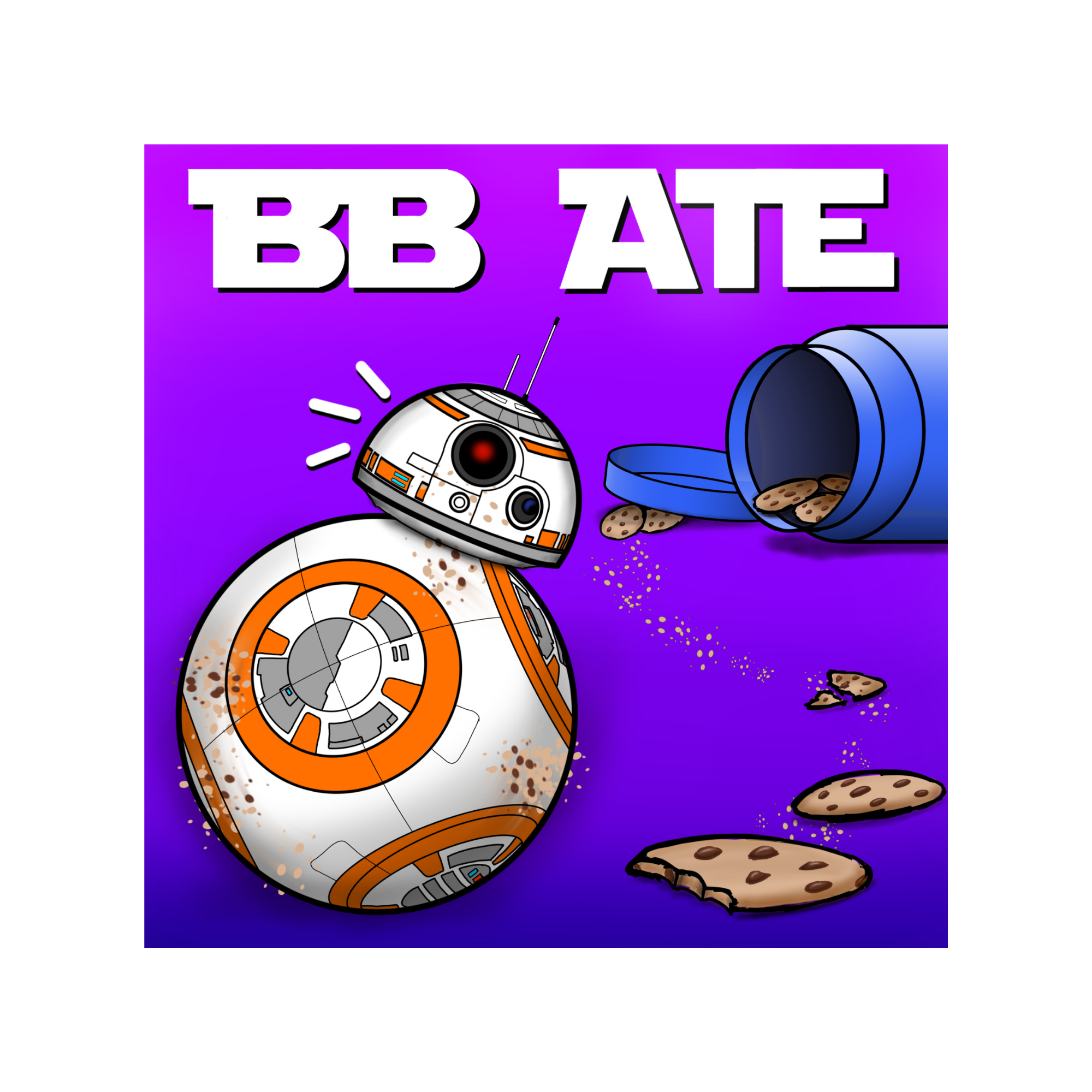SW BB Ate Fanart Sticker