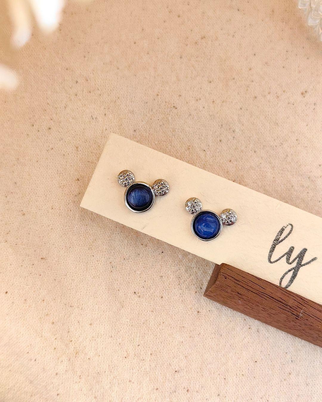 Kyanite Earrings Collection · 蓝晶石耳饰系列