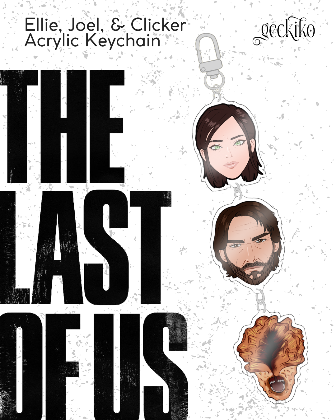 TLOU Connecting Acrylic Keychains