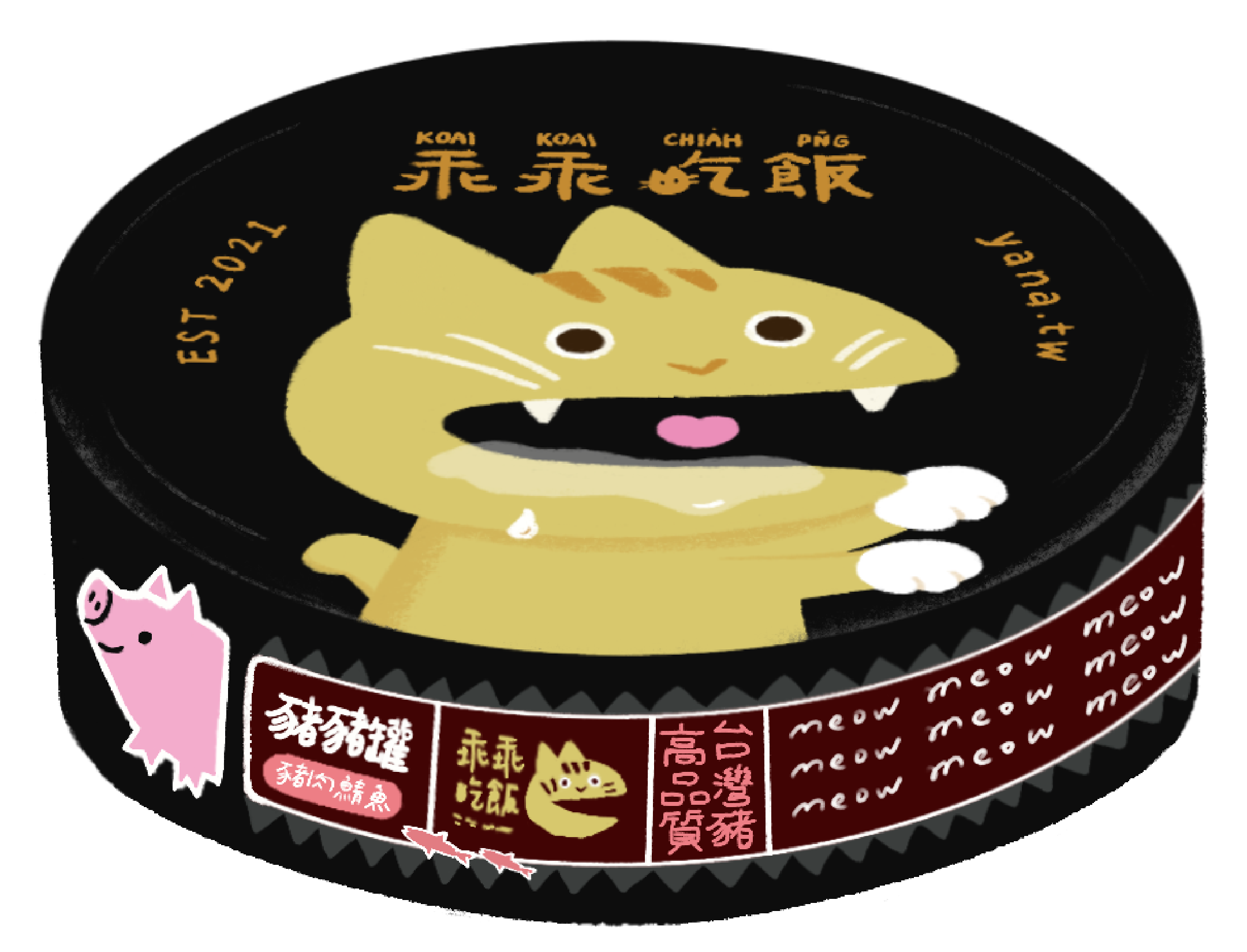 [NEW] Pork & Mackerel - Pork complete meal can 80g [乖乖吃飯 KOAI KOAI CHIA̍H PN̄G]