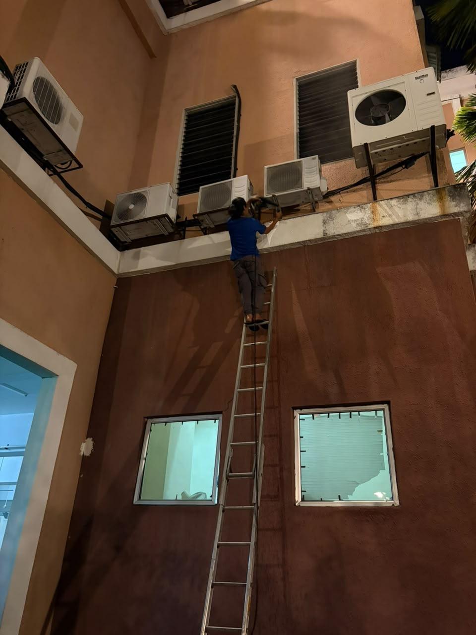 Aircond Servicing for 27 units - Masjid Usamah Bin Zaid, Wangsa Maju