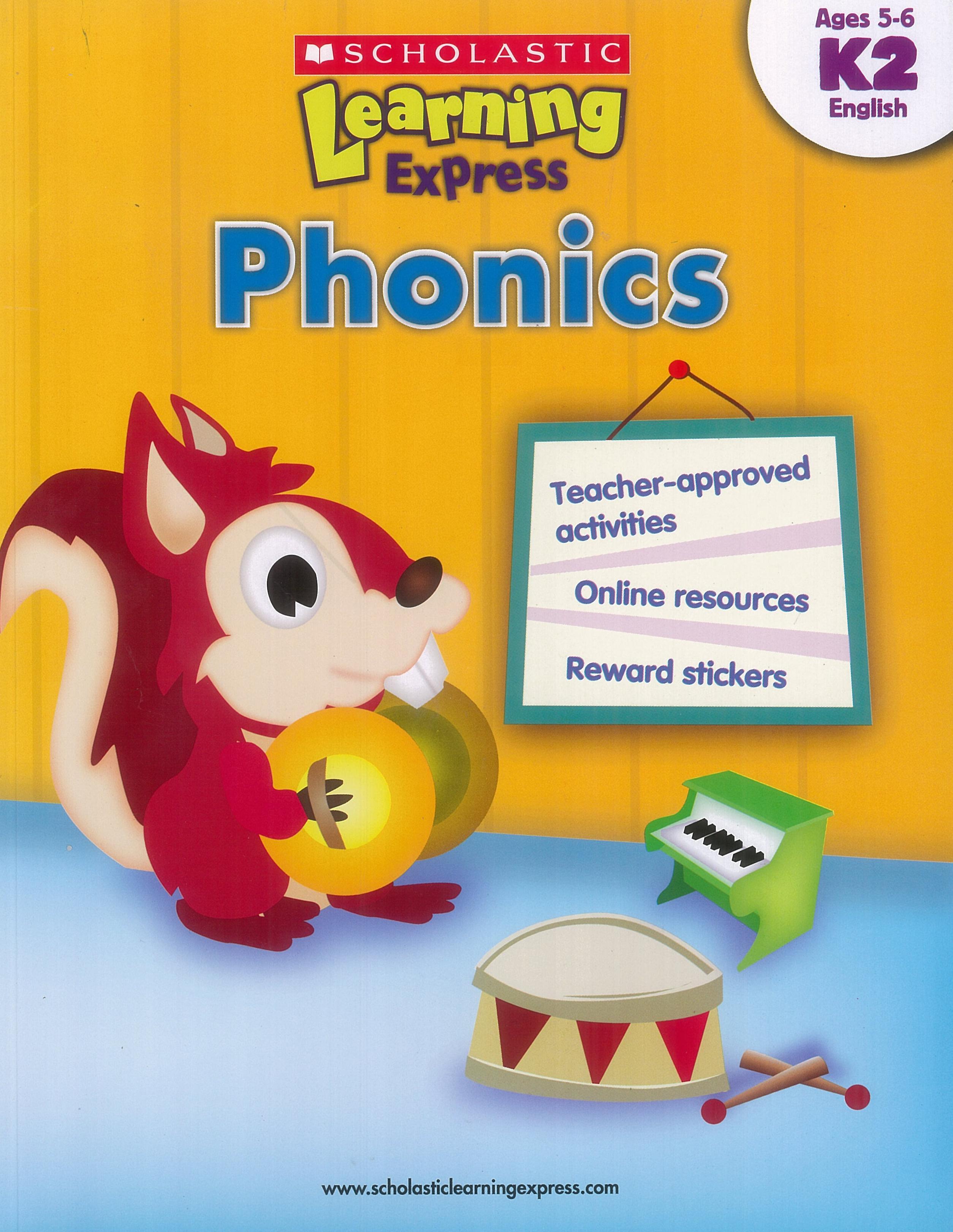 Scholastic Learning Express K2: Phonics [Activity Book] [Paperback]