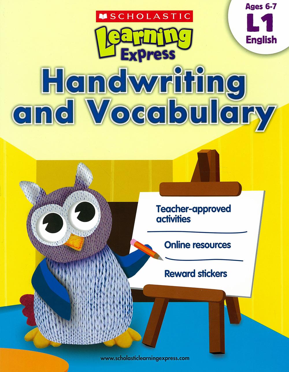 Scholastic Learning Express L1: Handwriting and Vocabulary [Activity Book] [Paperback]