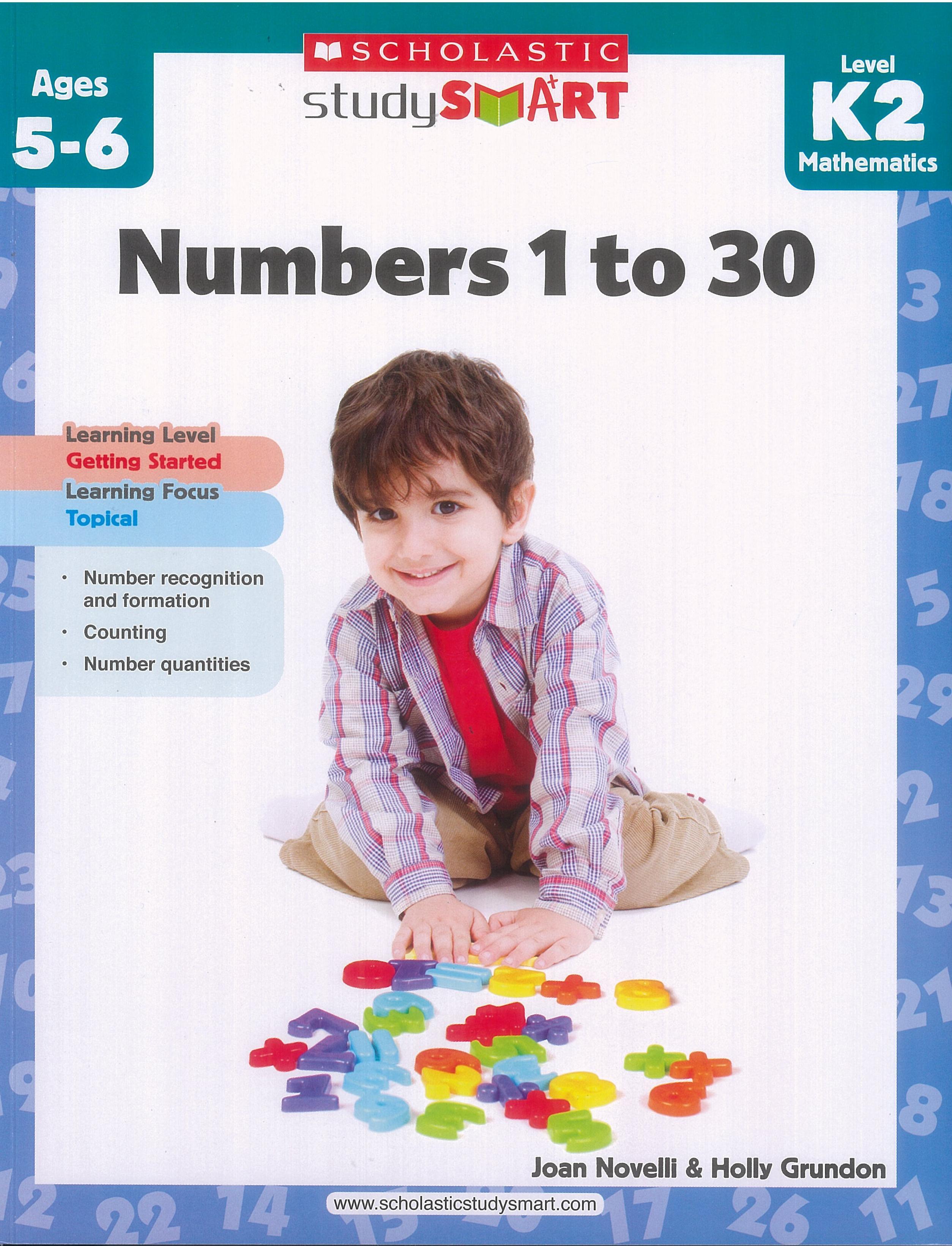 Scholastic Study Smart K2: Numbers 1 to 30 [Activity Book] [Paperback]