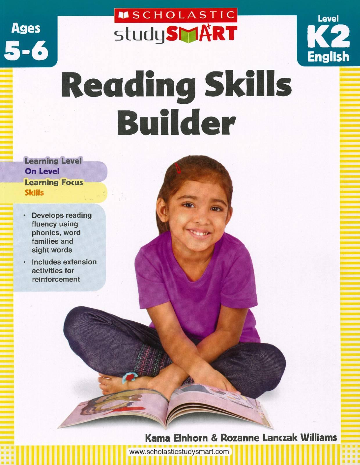 STUDY SMART: READING SKILLS BUILDER K2 [Activity Book] [Paperback]
