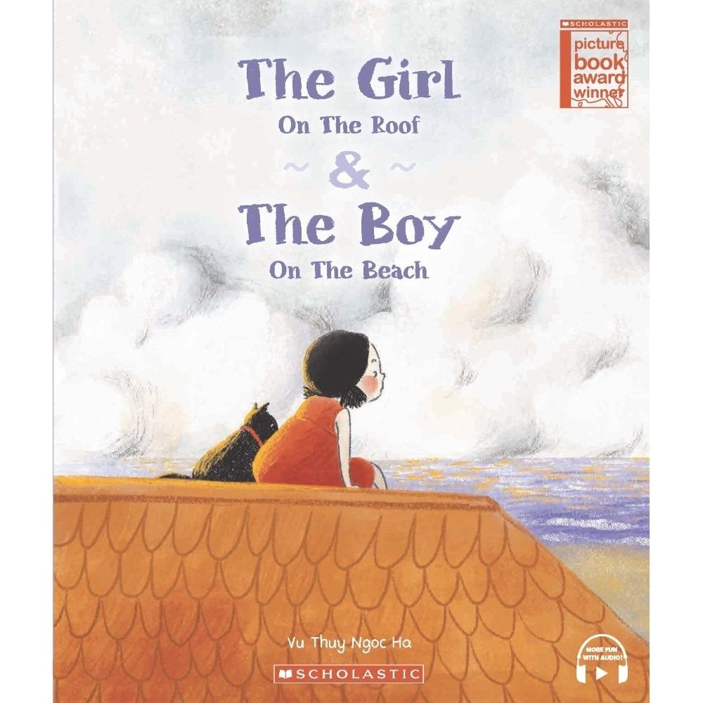 GIRL ON THE ROOF, BOY ON THE BEACH(WITH STORYPLUS)(SPBA2019) [Picture Book] [Paperback]