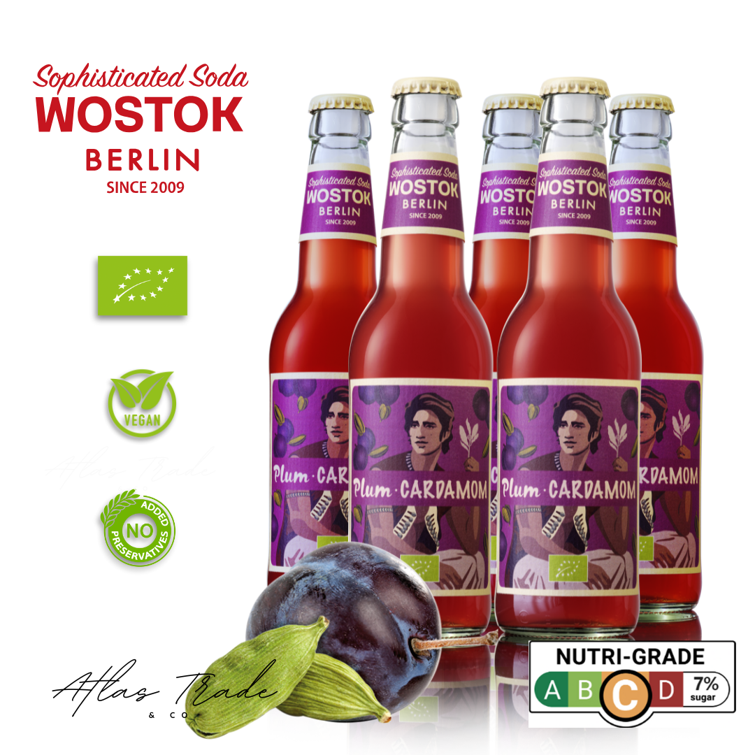 WOSTOK Organic Plum Cardamom - 5 bottles pack