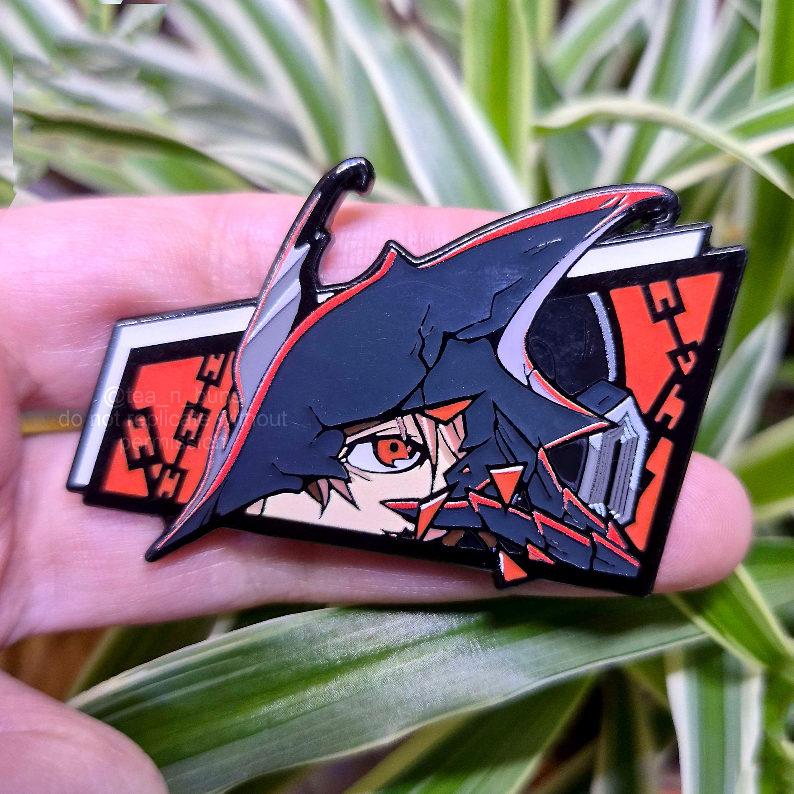 Crow's Eyes Enamel Pin