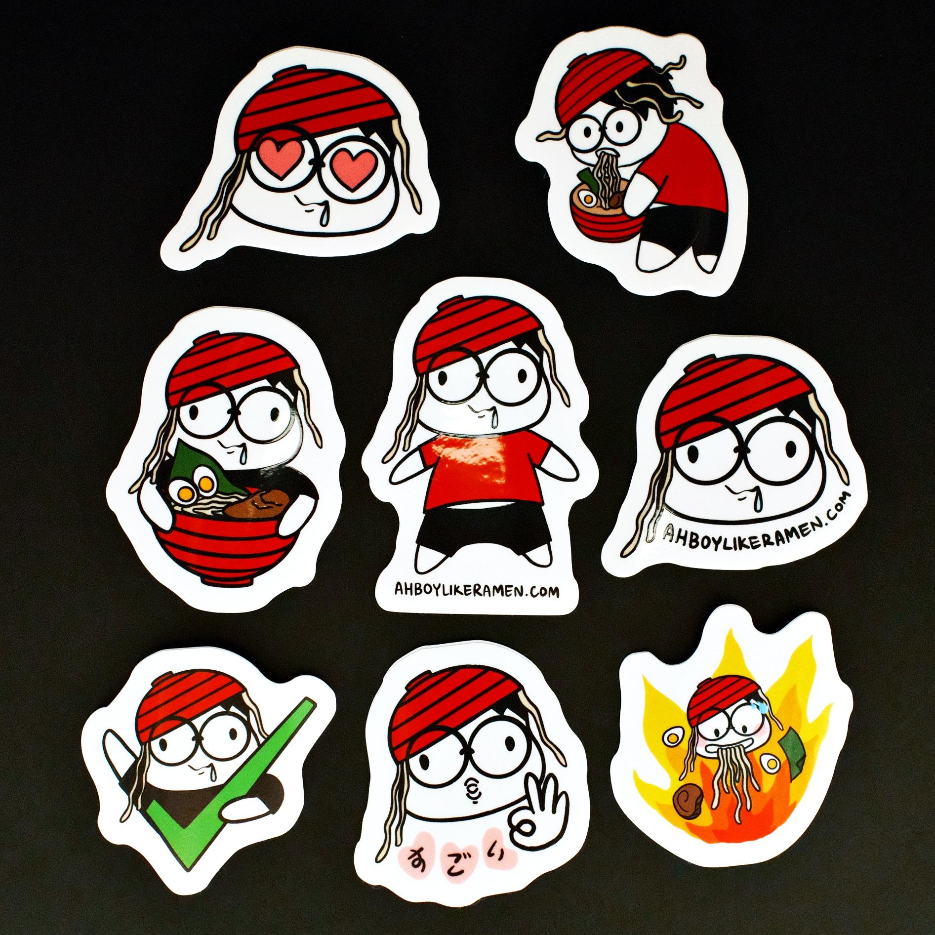 Stickers for Ramen Heads