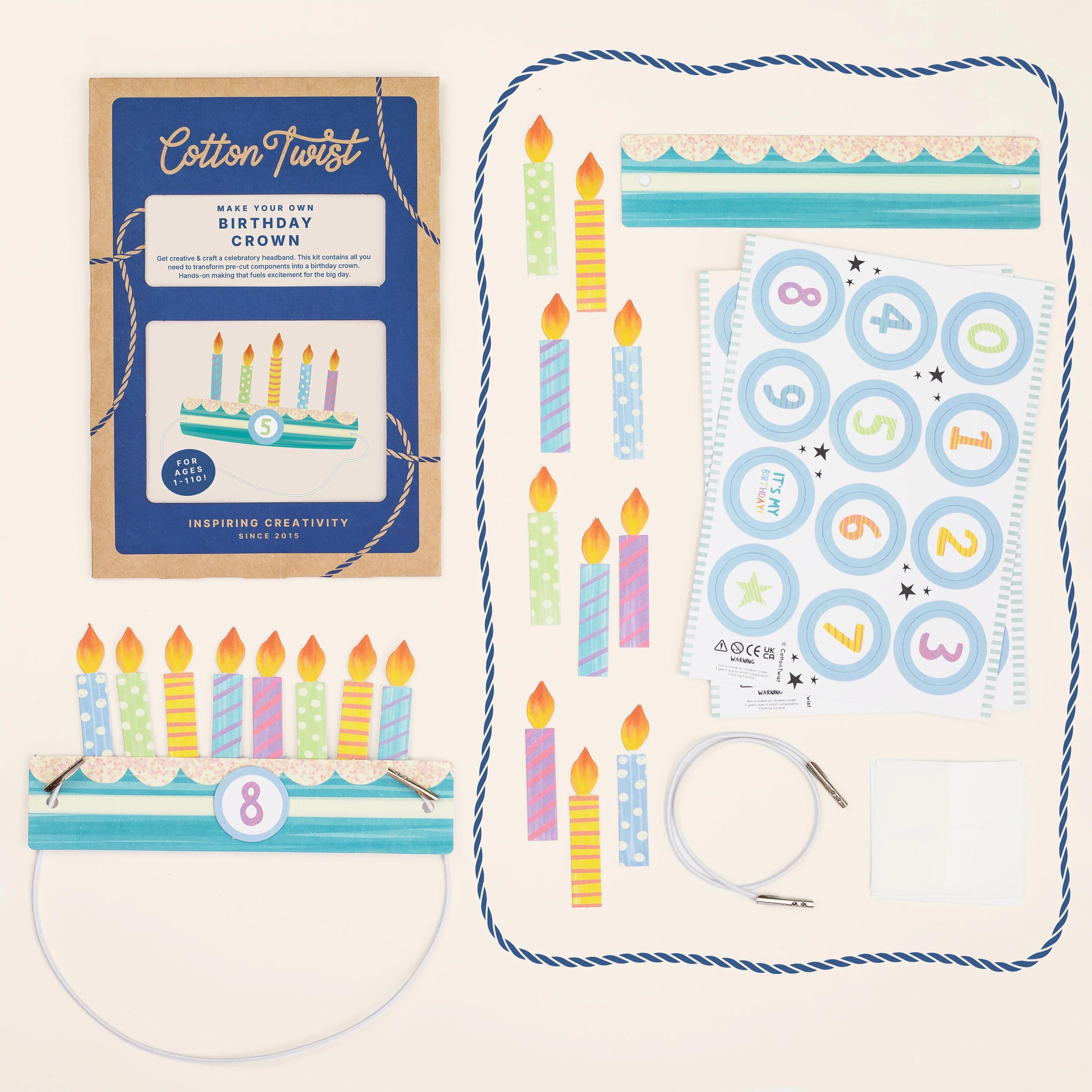 Make Your Own Birthday Crown Kit