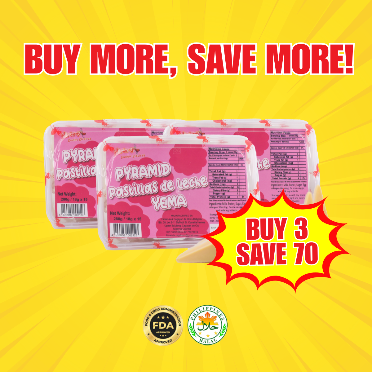 Hinam-is Buy More Save More Yema PDL