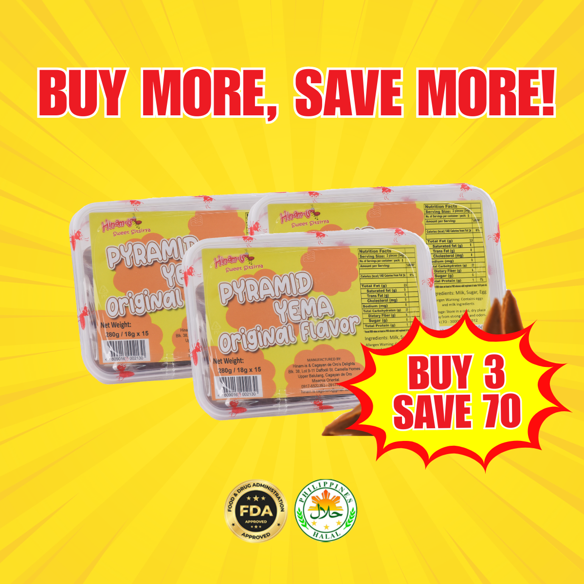 Hinam-is Buy More Save More Yema Original