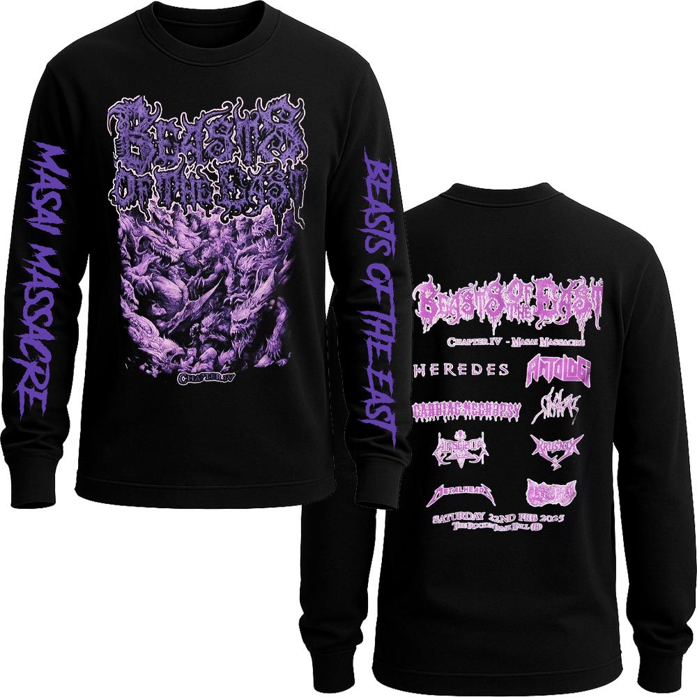 BEASTS OF THE EAST- Chapter IV Gig Longsleeve Tshirt (New)
