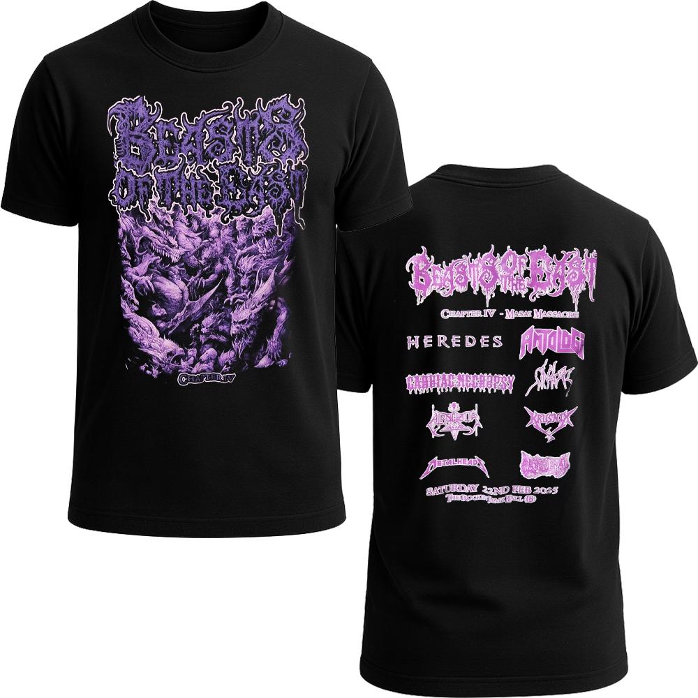 BEASTS OF THE EAST- Chapter IV Gig Shortsleeve Tshirt (New)