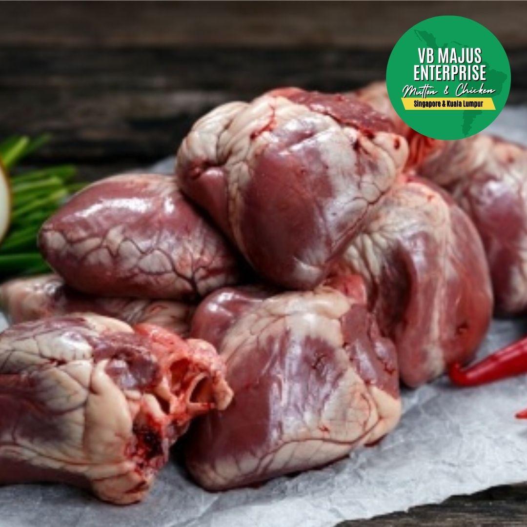 Mutton heart/ 羊心/ jantung kambing/ மட்டன் இதயம்