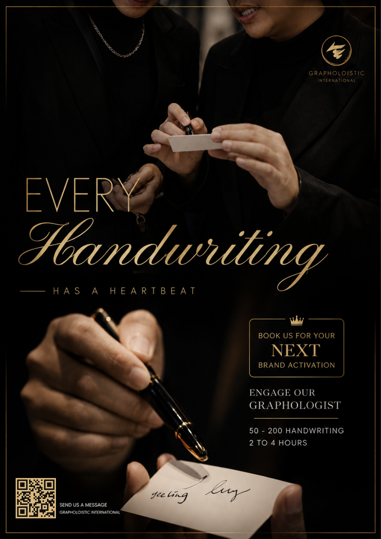 Engage Our Graphologist for Your Brand Activation, Product Launch and Campaign Events
