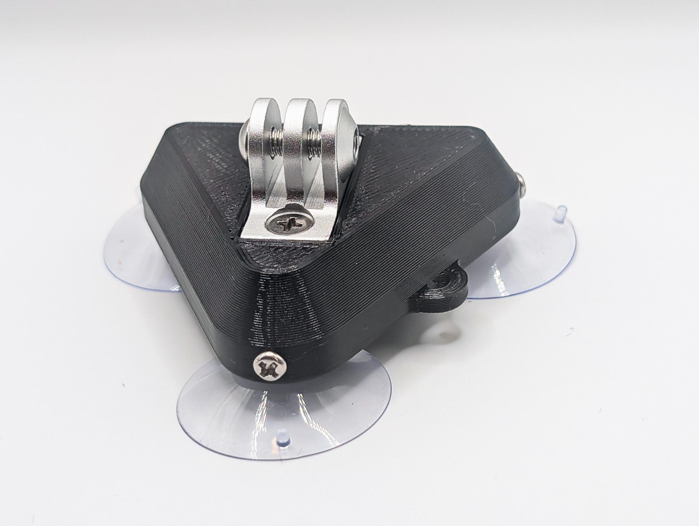 The Suction Cup Action Camera Holder