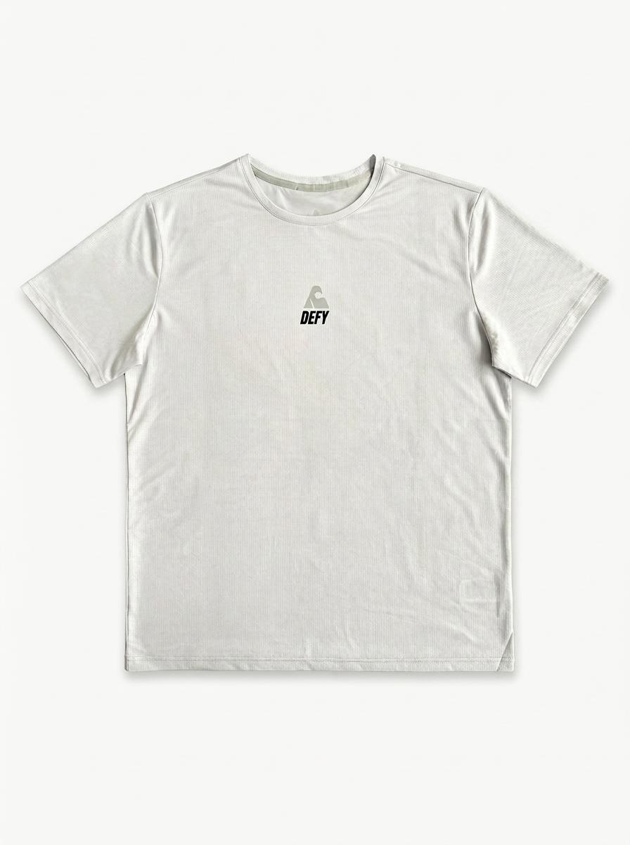 Defy Wear x ASAS Light Grey Tee