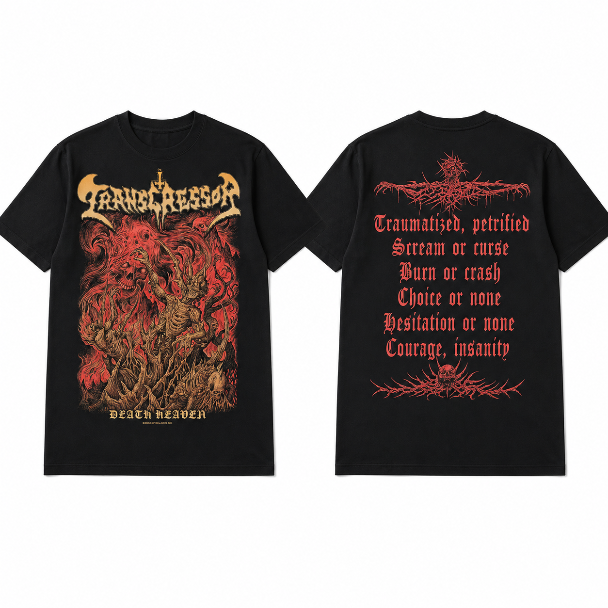 TRANSGRESSOR - Death Heaven shortsleeve Tshirt