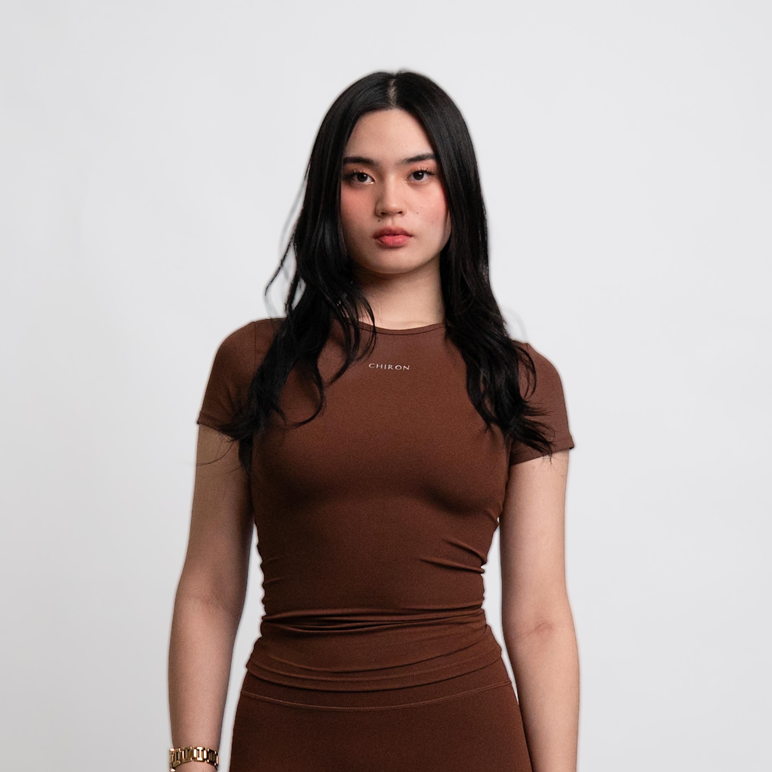 Forme Fitted Tee (Chestnut)