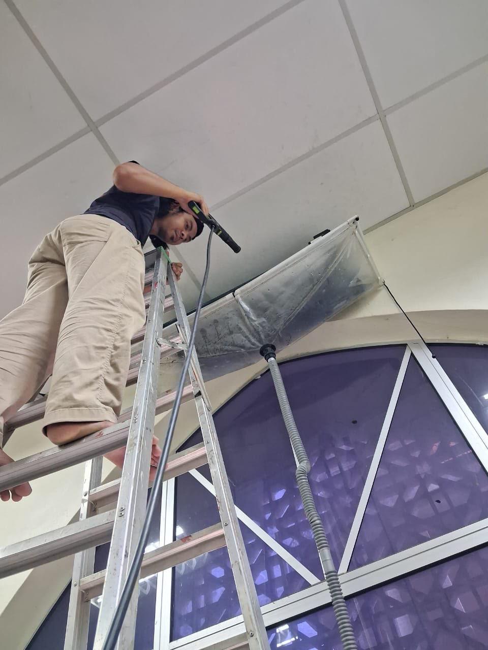 Aircond Servicing for 27 units - Masjid Usamah Bin Zaid, Wangsa Maju