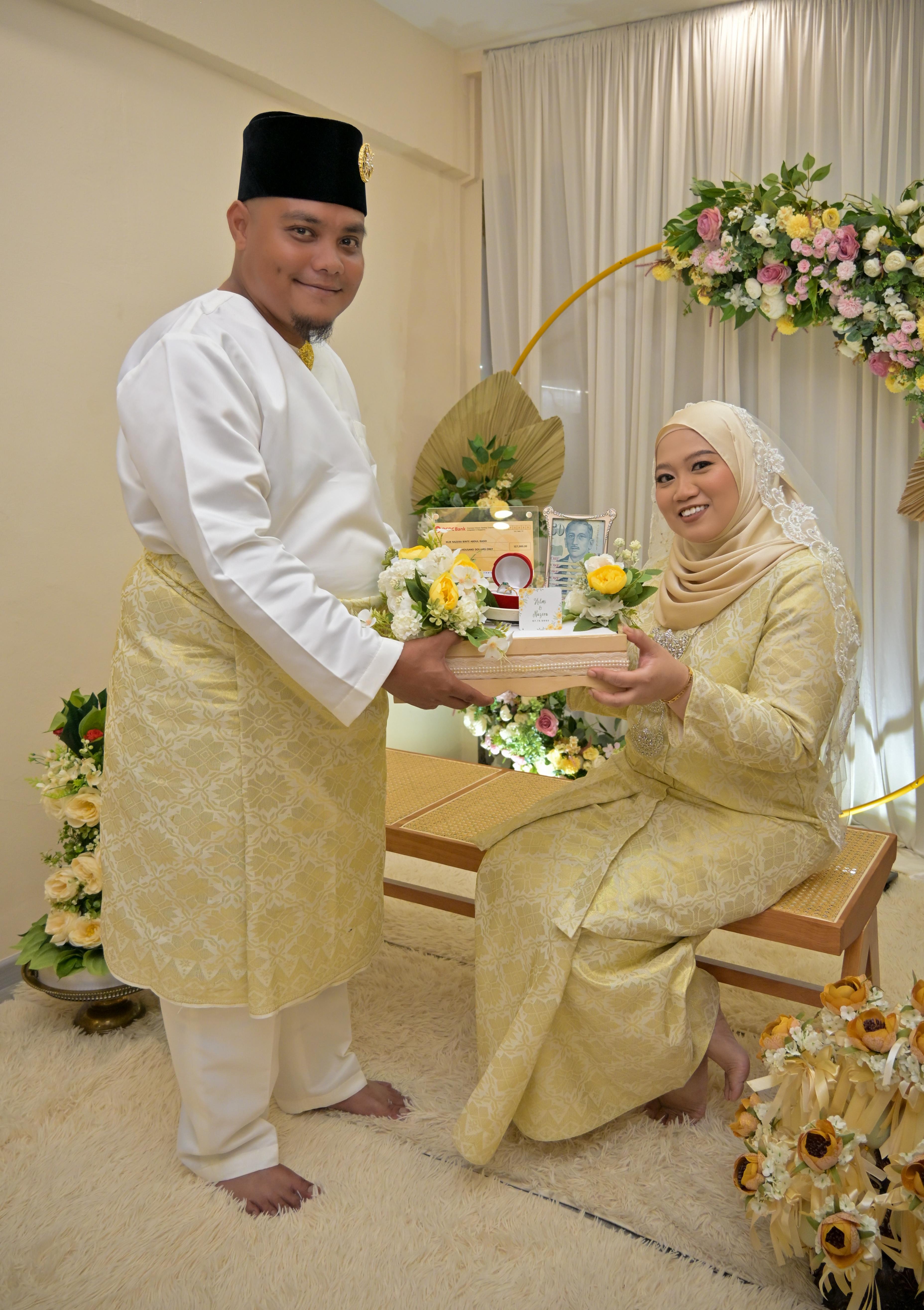 May Allah bless you both with tranquility, love and mercy, and grant a lifetime of happiness , understanding and barakah. - Nazera & Hilmi | 7th Dec 2025