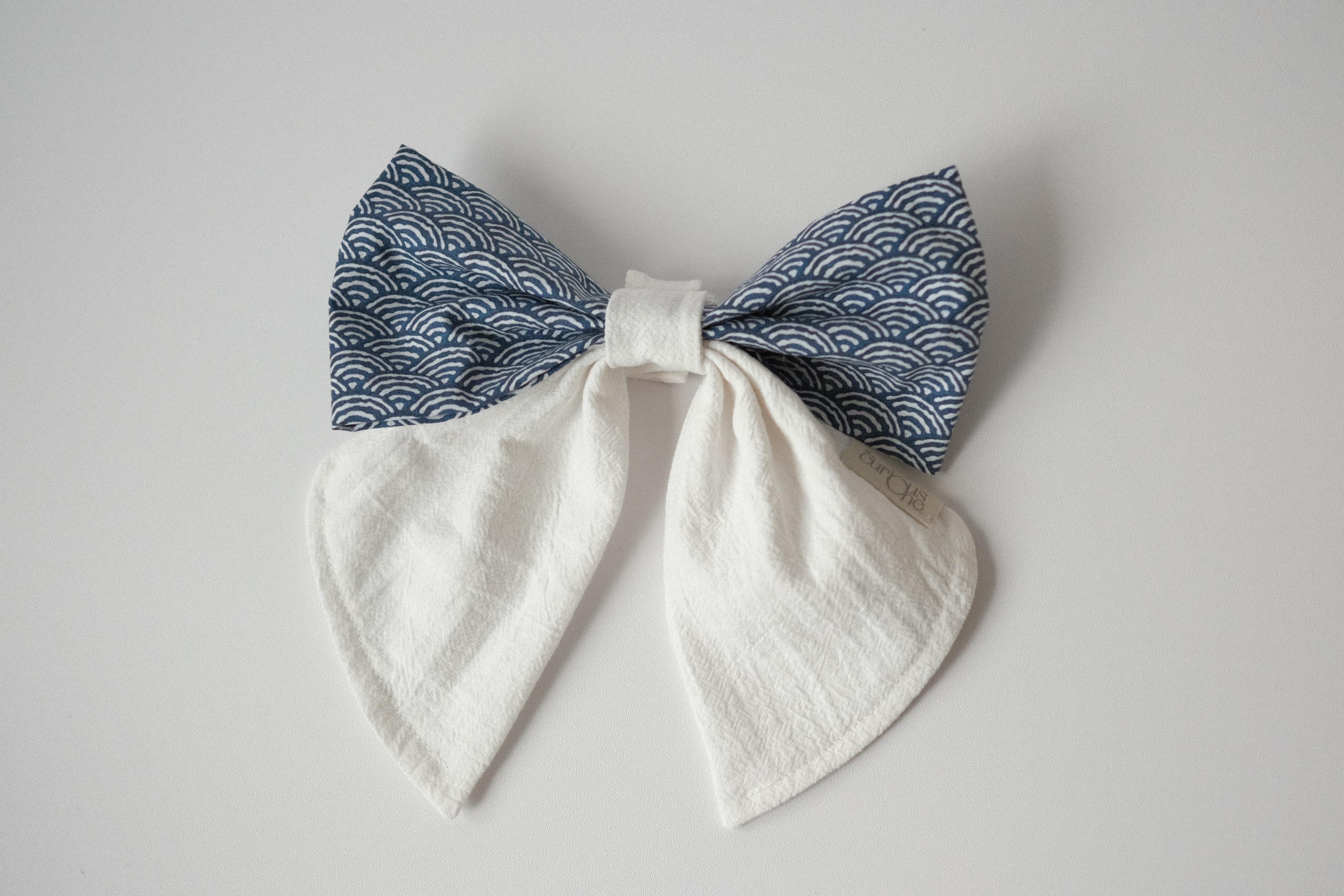 Two-Toned Sailor Bow - Studio