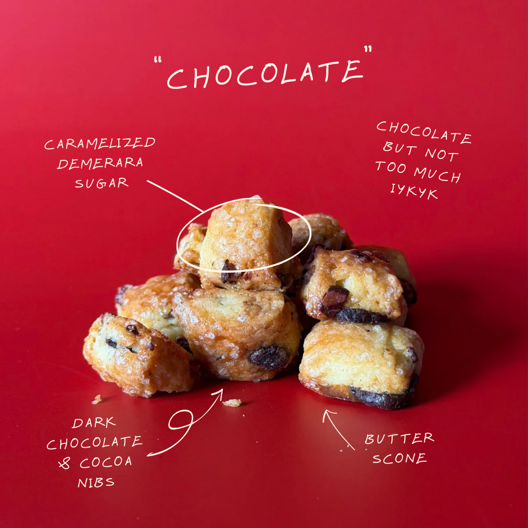 chocolate scone bites