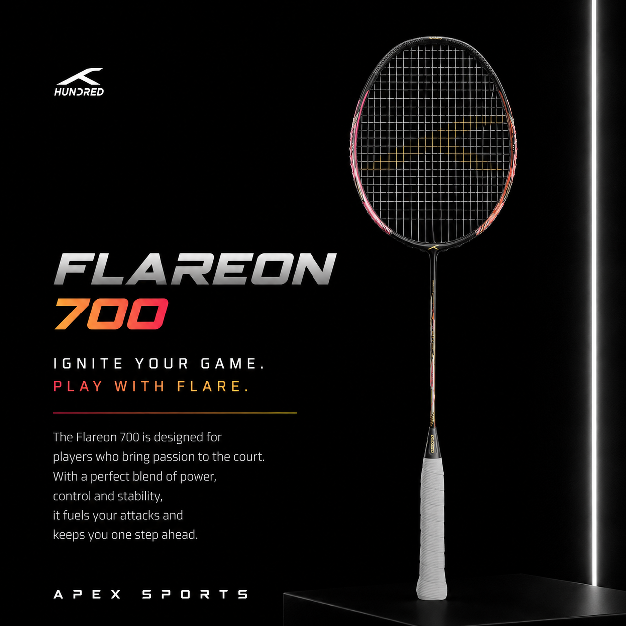 Flareon 700 - Black/Orange/Pink