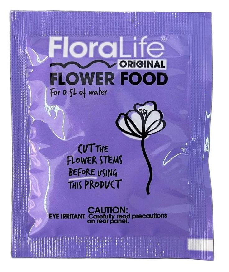 Flower Food with Care Card