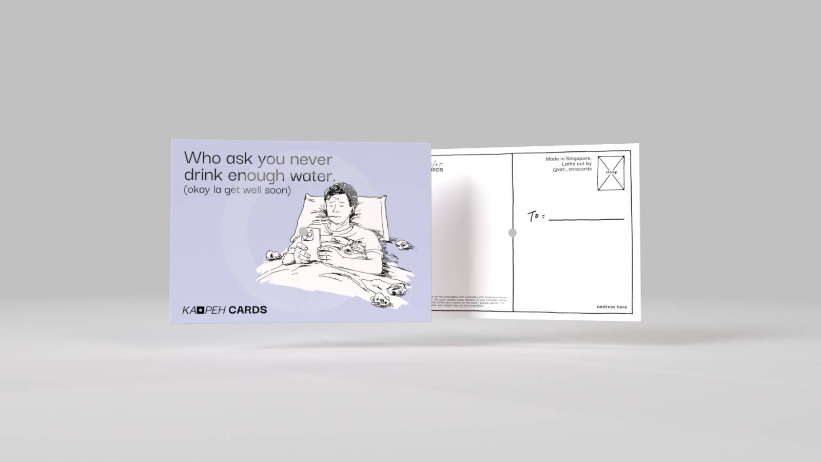 Kao Peh Cards: Get Well Soon