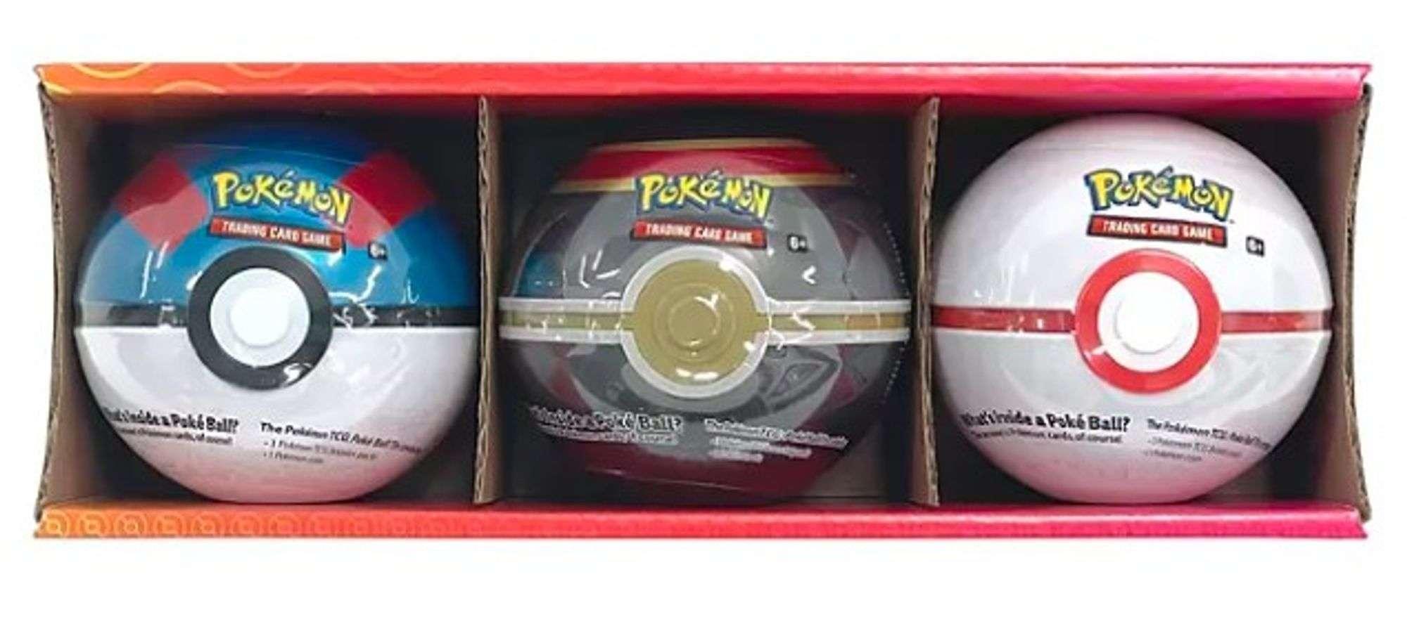 Pokeball Tins (Set Of 3)