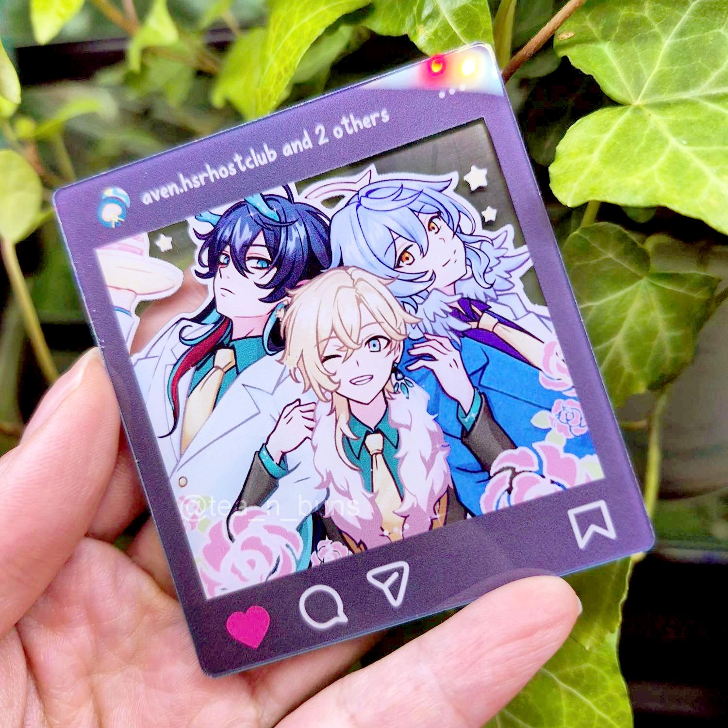 Honkai Star Rail Host Club Magnet Badge