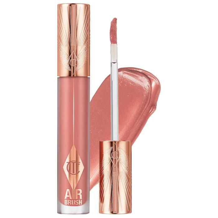 CHARLOTTE TILBURY Airbrush Flawless Matte Lip Blur Liquid Lipstick in Pillow Talk