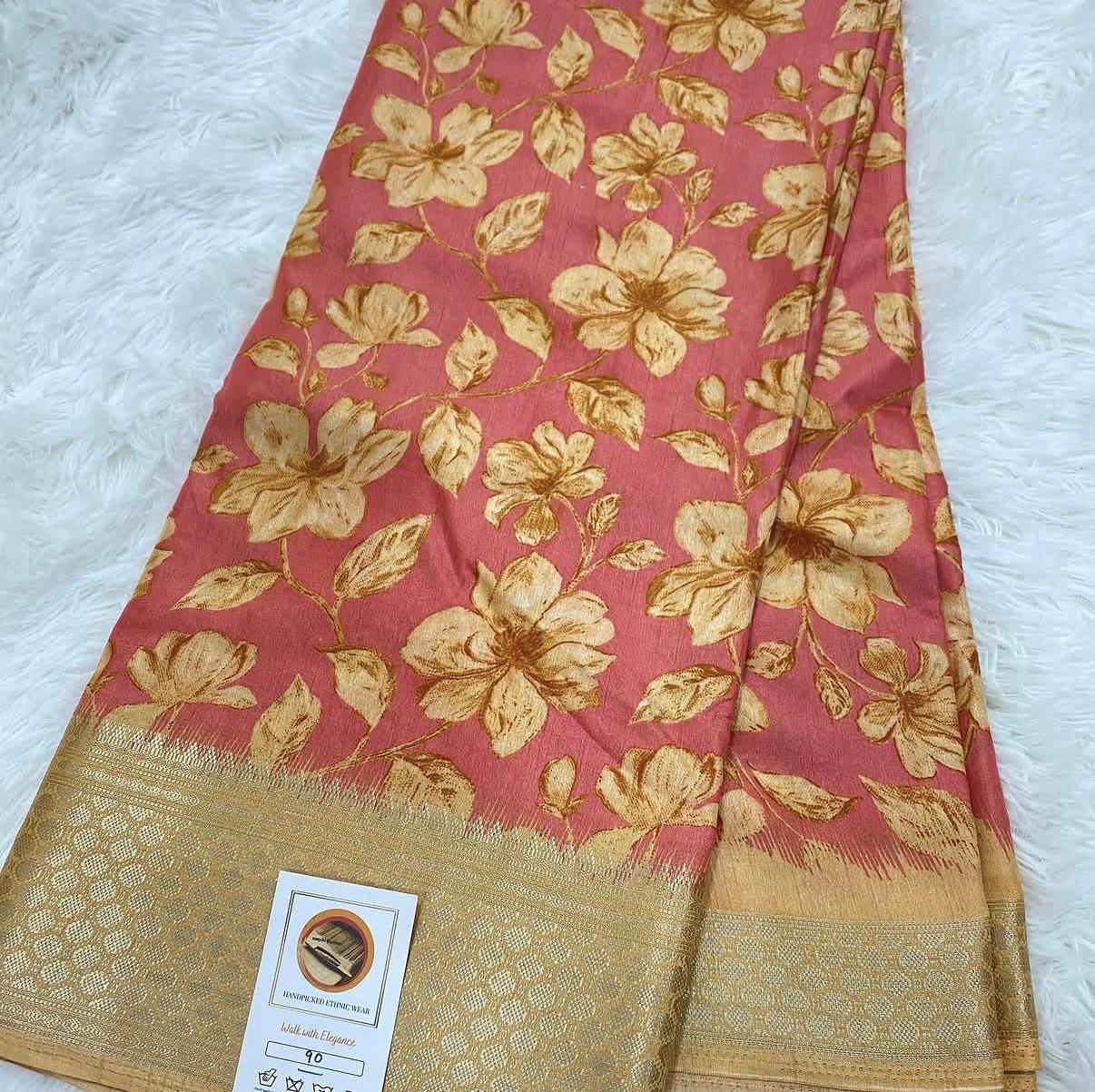 Floral Dola Silk